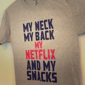 CLOSET CLOSING! Funny Netflix Tee—like new